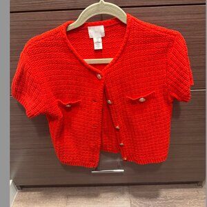 H&M Top with gold detail buttons